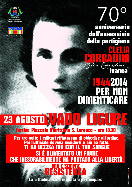 Vado Ligure Sabato Agosto Commemorazione Per Anniversario Dell