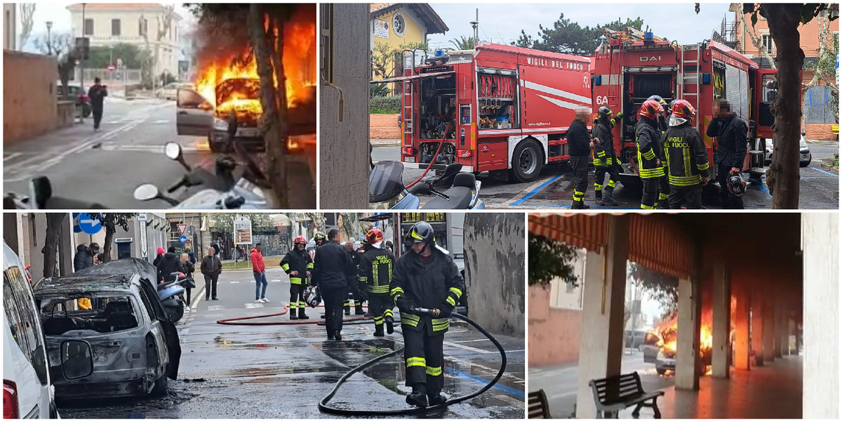 Auto Prende Fuoco Durante La Marcia Paura A Borgio Verezzi Illeso Il