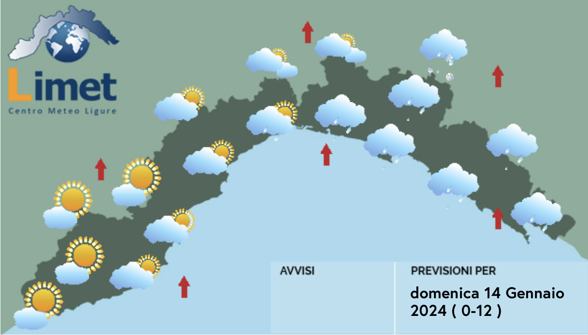 Meteo, aumento della nuvolosità e qualche debole precipitazioni sulla Liguria – Savonanews.it