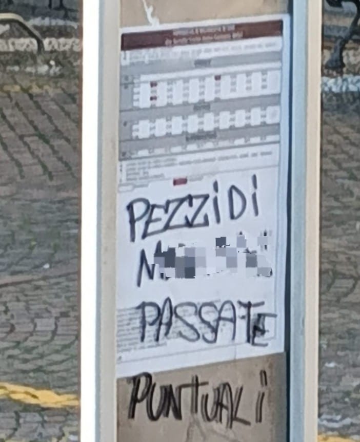 &quot;Pezzi di m...a! Passate puntuali&quot;, frase offensiva contro gli autisti Tpl a Noli