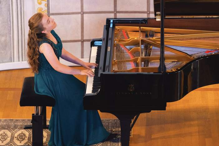 Savona, il pianoforte di Chiara Bleve nella chiesa di Sant'Andrea