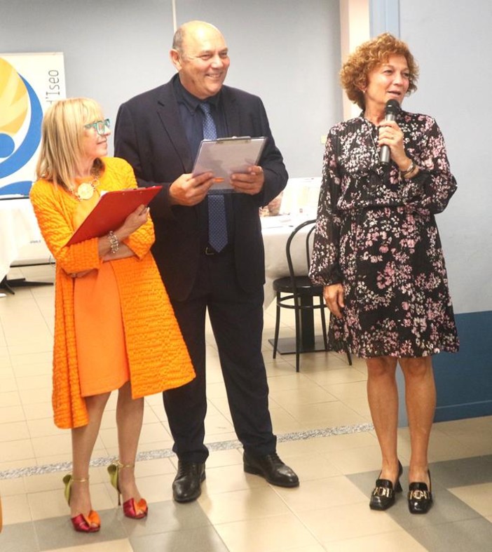 Loretta Tabarini, Claudio Porchia e  Maria Angela Premoli assessore del Comune di Iseo