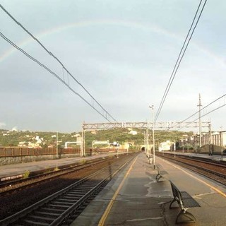 Verso la fine dell'allerta meteo con l'arcobaleno