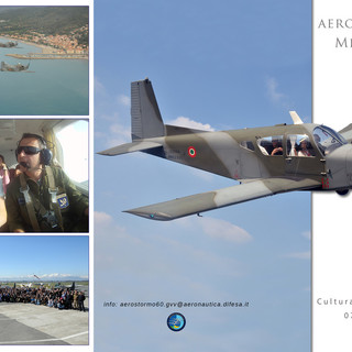 Prove di volo per i ragazzi delle scuole superiori all'Aeroporto di Villanova d'Albenga grazie all'Aeronautica Militare