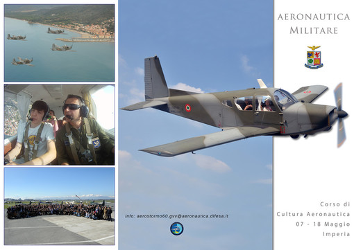 Prove di volo per i ragazzi delle scuole superiori all'Aeroporto di Villanova d'Albenga grazie all'Aeronautica Militare