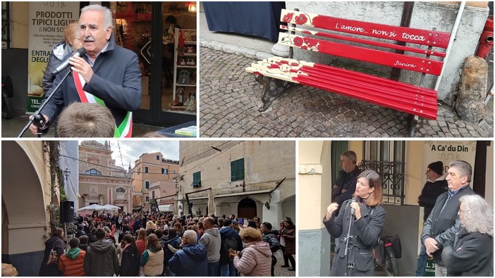 Pietra, la &quot;Giornata internazionale per l'eliminazione della violenza contro le donne&quot; nel ricordo di Janira: &quot;Tutto quello che ci fa soffrire non è amore&quot; (FOTO e VIDEO)