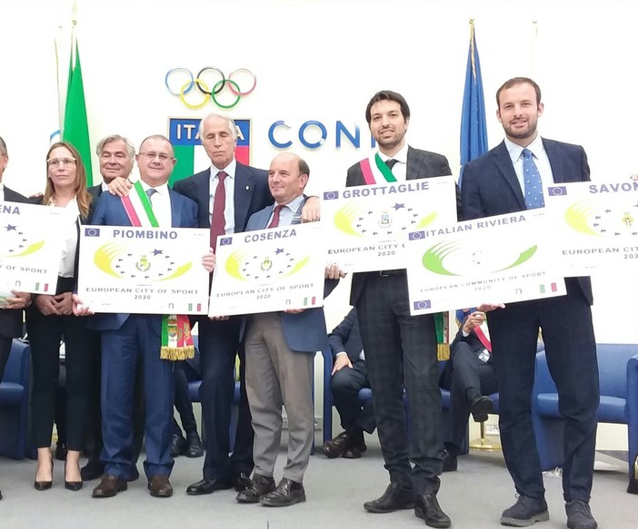 Italian Riviera, ieri al CONI la candidatura a Comunità Europea dello Sport 2020