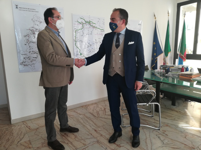 Infrastrutture, viabilità e turismo: il presidente provinciale Olivieri ha incontrato Berlangieri, neopresidente dell'Unione Industriali