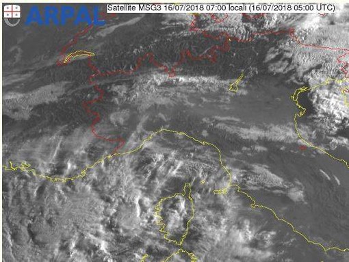 Aggiornamento Meteo: forti cumulate in tutto il savonese