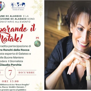 Alassio, storia e curiosità del Natale al centro dell’incontro con Barbara Ronchi della Rocca