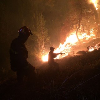 Alassio, principio d'incendio nella frazione di Vegliasco: intervento dei vigili del fuoco