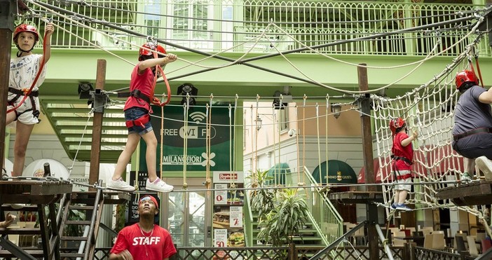 Arriva il parco avventura per bambini al Centro Commerciale L'Aquilone di Genova