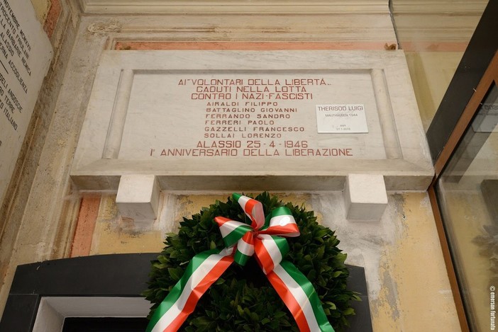 Alassio: una toccante cerimonia in Comune per ricordare Luigi Therisod (FOTO e VIDEO)