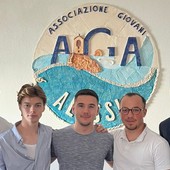 Da sinistra: Francesco Nicola Salvo, Guglielmo Arnaud, Pietro Gianetti, Edoardo Parasi e Giovanni Battista Salvo