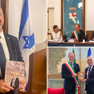 L’ambasciatore d’Israele ad Andora: a Palazzo Tagliaferro ha presentato il suo libro “All’Arco di Tito”