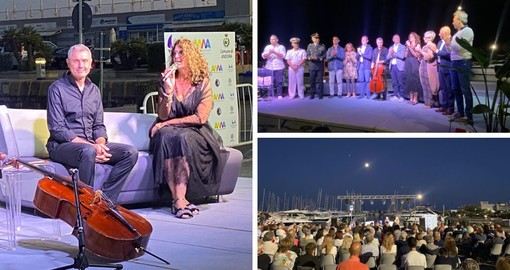 Andora, emozioni in porto con il musicista Roberto Soldatini: “Il mare mi ha ispirato nuove forme musicali” (FOTO e VIDEO)