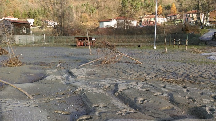 Millesimo, l'area picnic di Acquafredda spazzata via dalla furia del fiume #FOTO