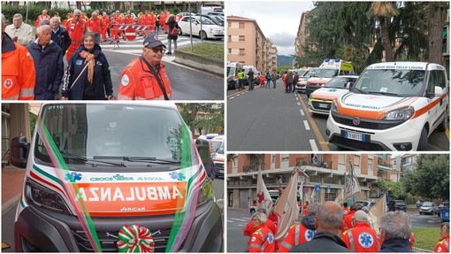 Albisola, inaugurata una nuova ambulanza della Croce Verde (FOTO)
