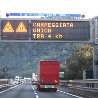 Viabilità: i cantieri della prossima settimana sulla A10 (Savona-Ventimiglia) e sulla A6 (Torino-Savona)