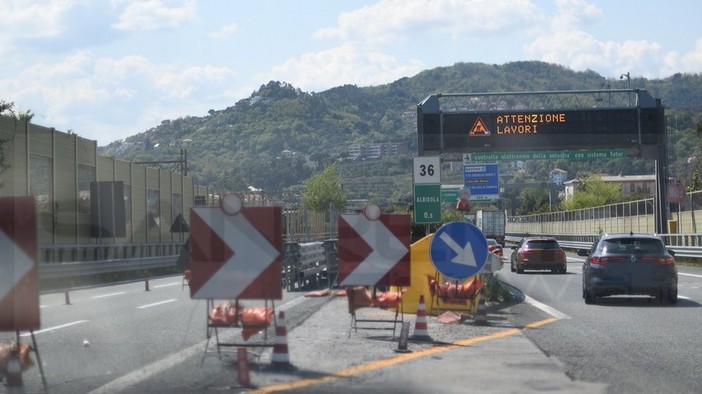 Autostrade: ecco i cantieri e le chiusure delle autostrade A6 Savona-Torino e A10 Genova-Ventimiglia