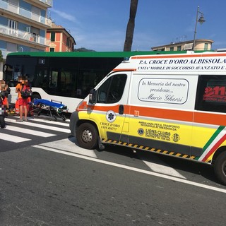 Albissola, scontro tra due moto: ragazza trasportata al San Paolo (FOTO)