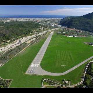 La pista dell'aeroporto &quot;Panero&quot; conosciuto anche come Riviera Airport