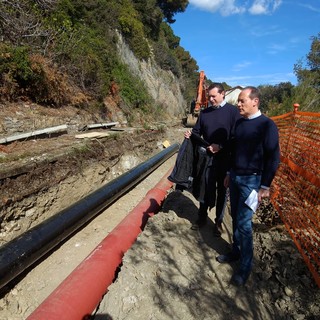 Lavori all'acquedotto ad Andora, l'annuncio di Demichelis: &quot;Per l'estate Rivieracqua garantirà 3000 mc d'acqua&quot;