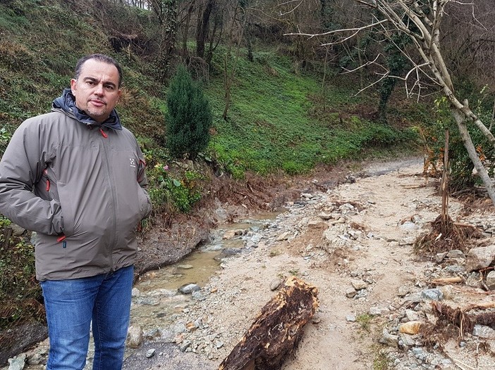 Proseguono i lavori di ripristino post alluvione nel comune di Calizzano