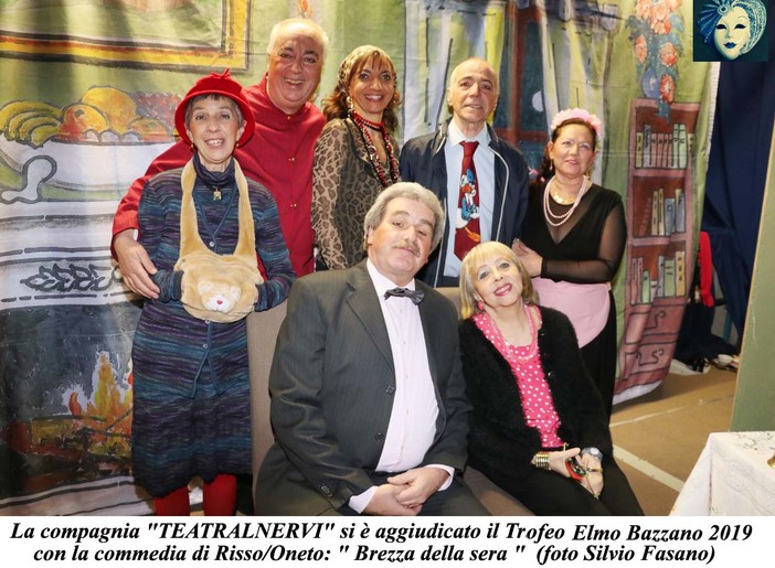 La compagnia Teatralnervi vince la Rassegna di Teatro Dialettale Ligure &quot;6° Trofeo Elmo Bazzano&quot;