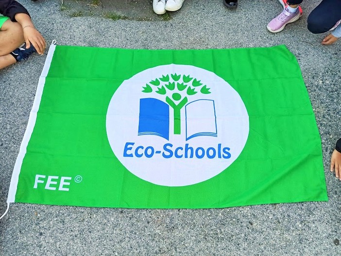 Celle, alla scuola primaria &quot;A. Baodo&quot; la Bandiera Verde del progetto &quot;Eco Schools 2021&quot;