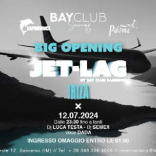 Torna il venerdì di Sanremo al Bay Club con l’inaugurazione di 'Jet Lag'