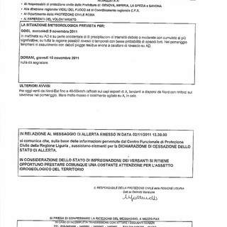 Maltempo, la Prefettura comunica la cessata allerta