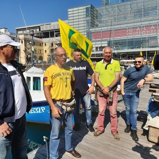 Coldiretti, la protesta dei pescatori liguri contro le nuove direttive