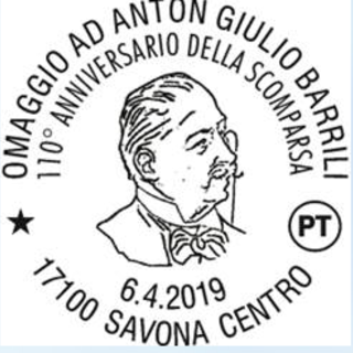 Poste Italiane Savona:  un  annullo speciale per   Anton Giulio Barrili, a 110 anni dalla scomparsa