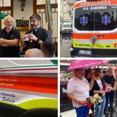 Croce Bianca di Albenga, inaugurata una nuova ambulanza in ricordo di Silvio Tentoni (FOTO e VIDEO)