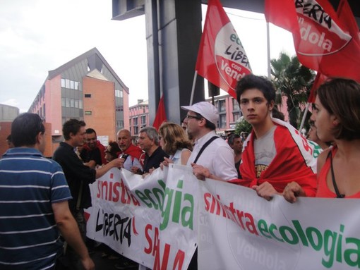 SEL Savona alla manifestazione 10 anni dal G8 di sabato 20 agosto