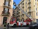 Savona, caduta di calcinacci da un poggiolo di corso Vittorio Veneto: intervento dei vigili del fuoco