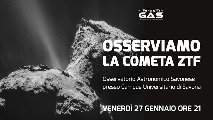 Il Gruppo Astrofili Savonesi punta il telescopio sulla cometa di Neanderthal