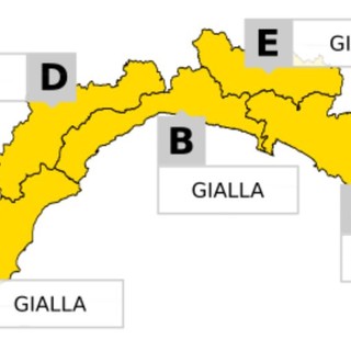 Maltempo: domenica 1° dicembre allerta gialla per piogge diffuse su tutta la Liguria