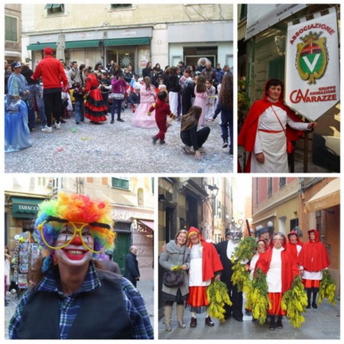 Carnevale Varazze, giochi e pentolacce sul piazzale e focaccette per le maschere