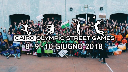 Tornano a Cairo Montenotte gli Olympic Street Games
