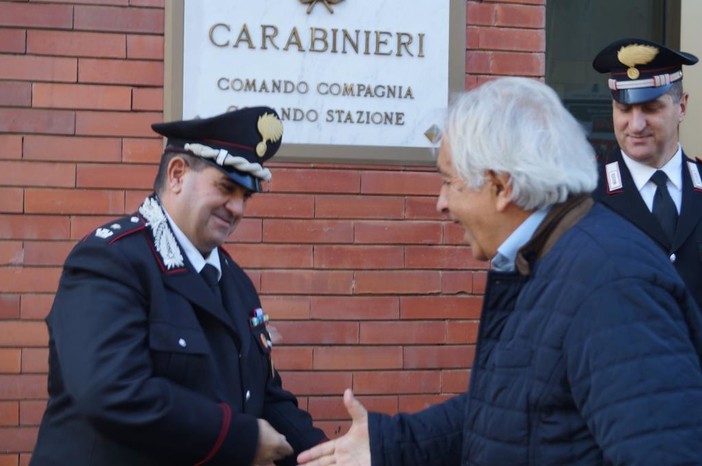 Alassio, il Generale di Corpo d’Armata Massimo Cetola in visita al Comando dei Carabinieri