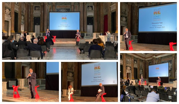 Restart Liguria, presentato a Palazzo Ducale il progetto turistico, Toti: &quot;La Liguria riparte&quot; (FOTO e VIDEO)