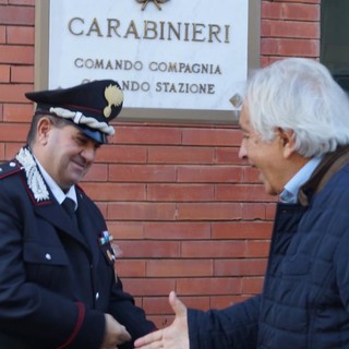 Alassio, il Generale di Corpo d’Armata Massimo Cetola in visita al Comando dei Carabinieri