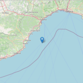 Terremoto nel savonese, scossa di magnitudo 2.5 nel mar Ligure all'altezza di Loano