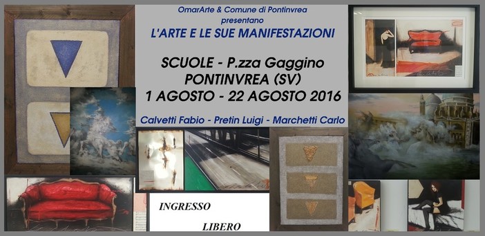 Grande successo a Pontinvrea per la mostra &quot;L'arte e le sue manifestazioni&quot;