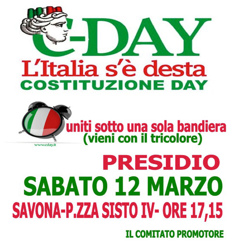 C-Day Savona: oggi in piazza Sisto IV alle 17:15