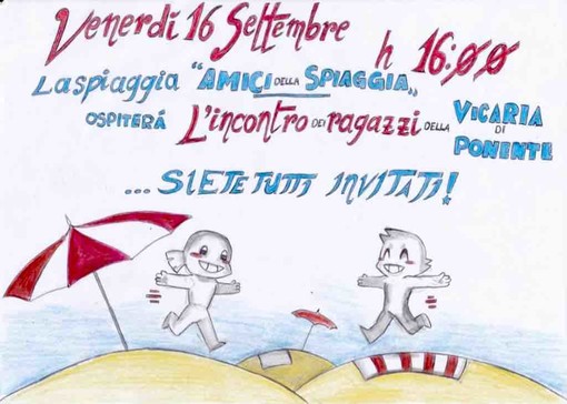 Sulla spiaggia di Finalpia l'incontro per ragazzi &quot;Catebeachparty&quot;