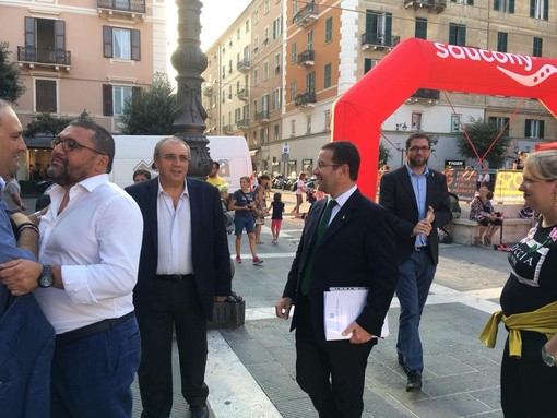 Savona, ieri una delegazione del SAP ha incontrato il sottosegretario e senatore Stefano Candiani