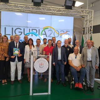 Liguria regione europea dello Sport 2025, oggi la consegna ufficiale del dossier per la candidatura (foto e video)